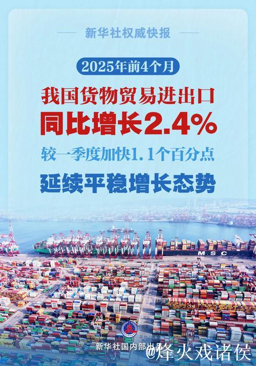 前4月我国外贸延续平稳增长态势 前4月我国外贸延续平稳增长态势